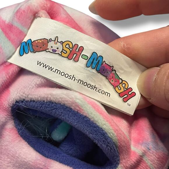 Moosh Moosh Plush Unicorn Reversible Raindrop Rainbow Squared Flip Em Animal 4" - Picture 5 of 10